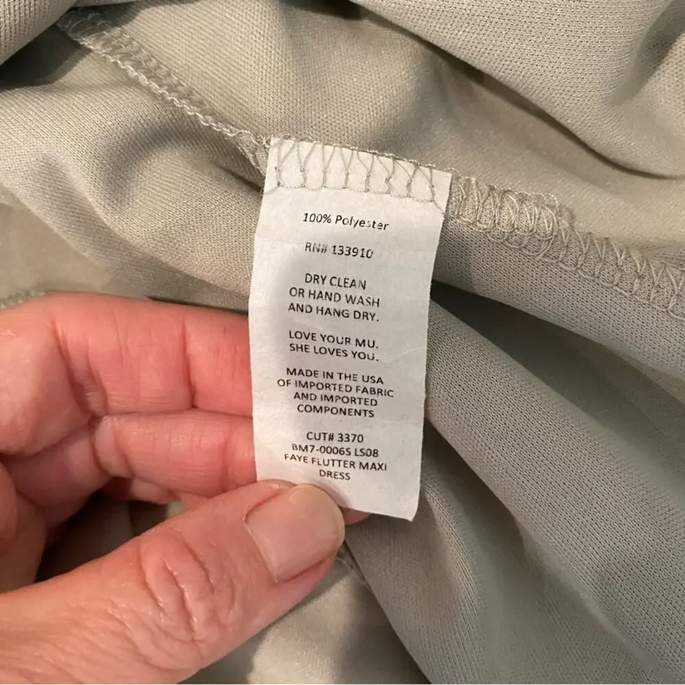 Show Me Your Mumu Faye Flutter Floral Maxi Empire Waist dress, size small - Picture 8 of 10